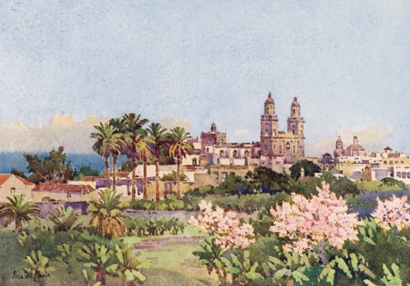 Las Palmas (barevné lito) od Ella Du Cane