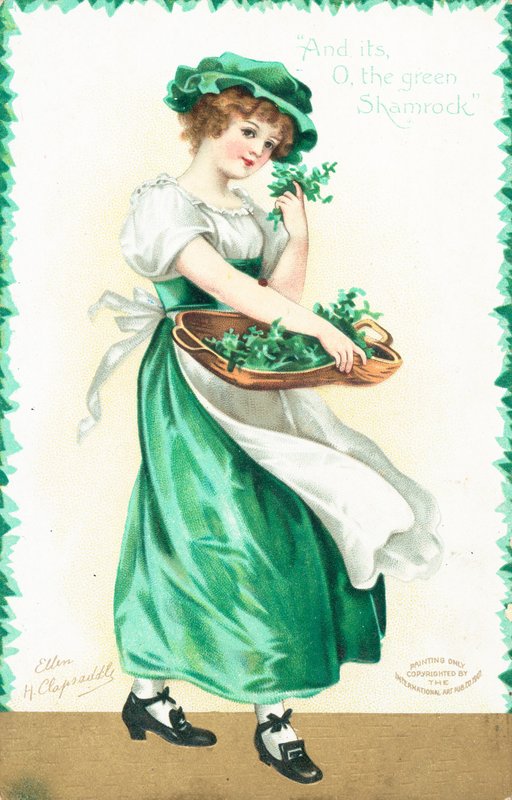 Přání ke Dni svatého Patrika od Ellen Hattie Clapsaddle