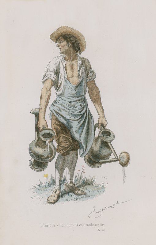 List XI, mému zahradníkovi, 1695 od Emile Antoine Bayard