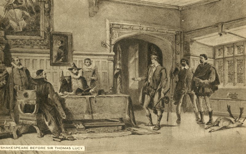 Shakespeare před sirem Thomasem Lucy od English School