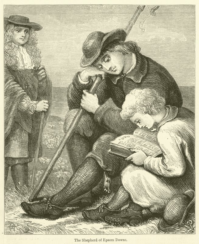 Pastýř z Epsom Downs od English School