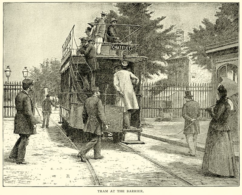 Tramvaj u Bariéry od English School