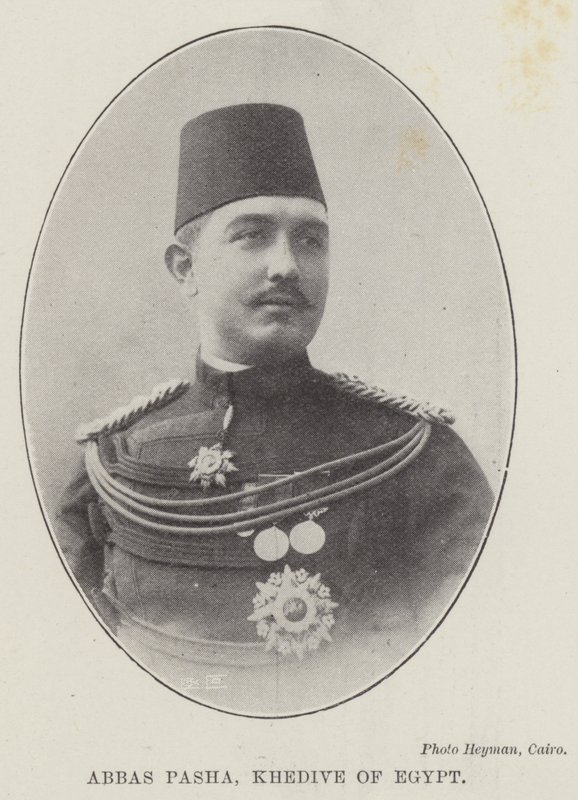 Abbas Pasha, Khedive z Egypta od English Photographer