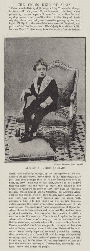 Alfonso XIII., španělský král od English Photographer