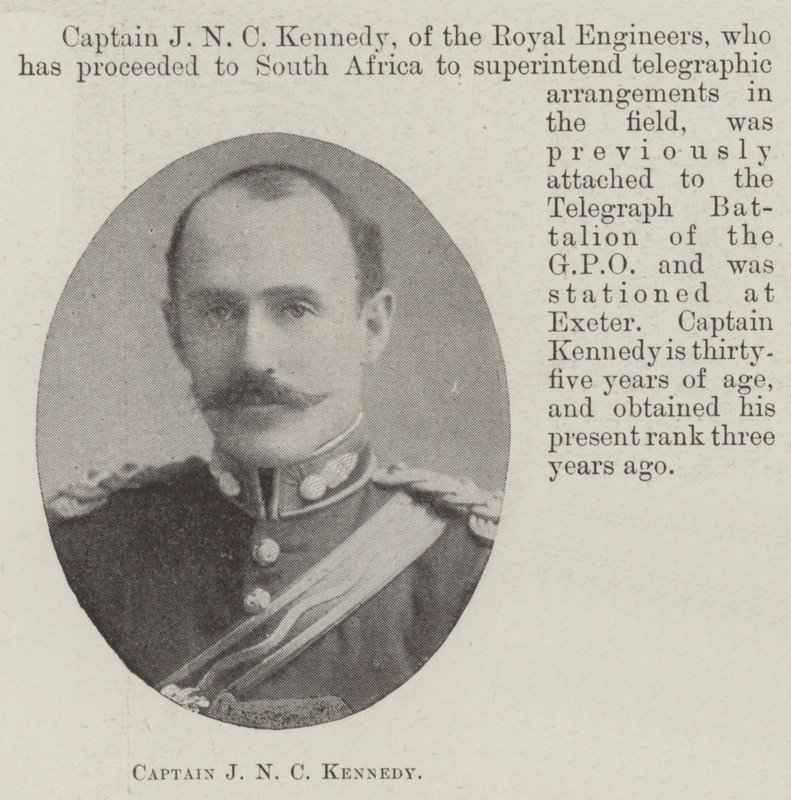 Kapitán J N C Kennedy od English Photographer