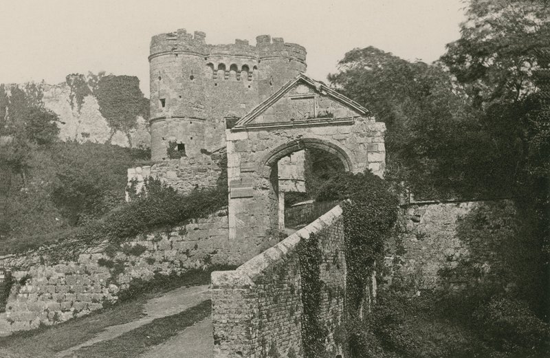 Hrad Carisbrooke, Isle of Wight od English Photographer