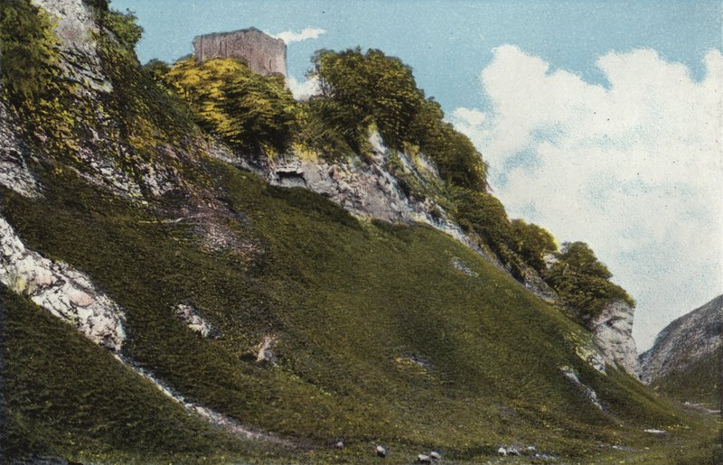 Castleton, hrad Peveril od English Photographer