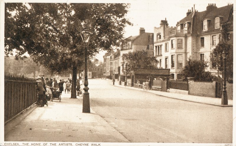 Cheyne Walk, Chelsea od English Photographer