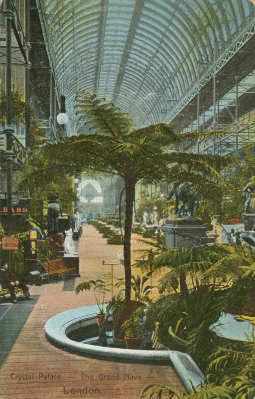 Crystal Palace, The Grand Nave, Londýn od English Photographer