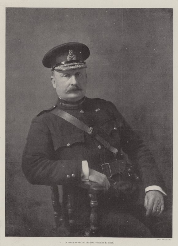 De Wets Pursuer, generál Charles E Knox od English Photographer