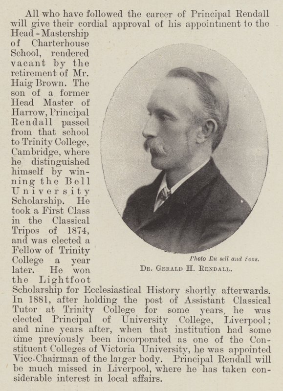 doktor Gerald H Rendall od English Photographer