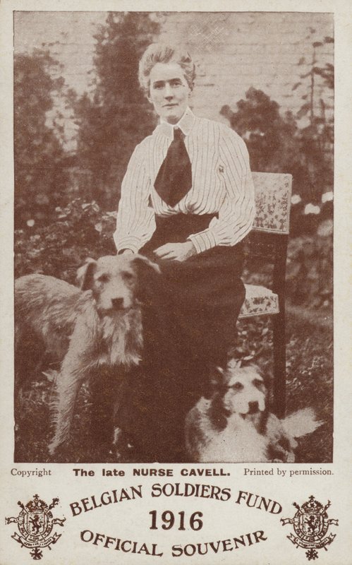 Edith Cavell od English Photographer
