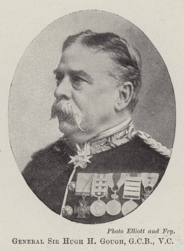 Generál Sir Hugh H Gough, GCB, VC od English Photographer