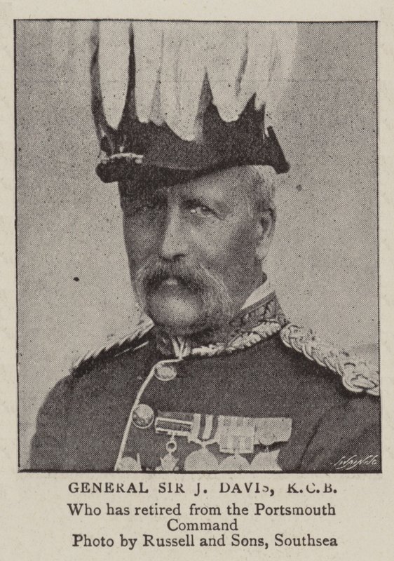 Generál Sir J Davis, KCB od English Photographer
