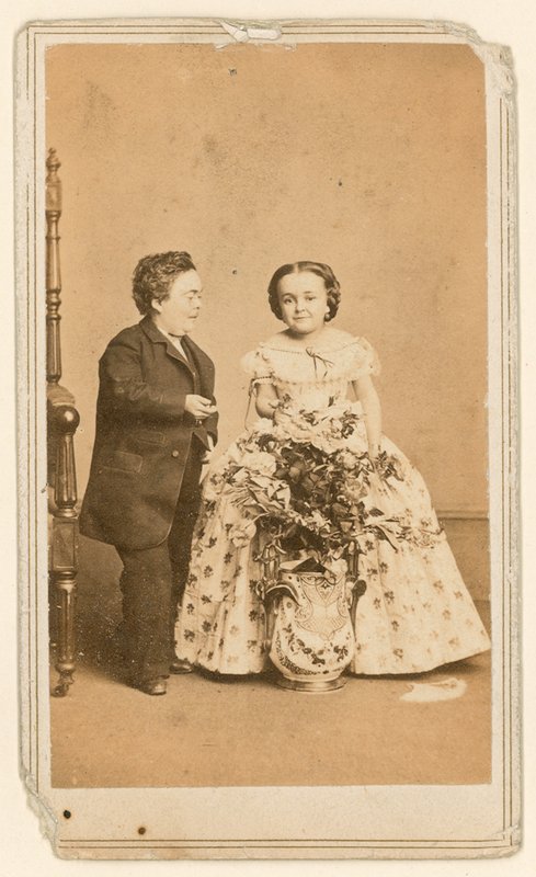 Generál Tom Thumb a jeho manželka od English Photographer