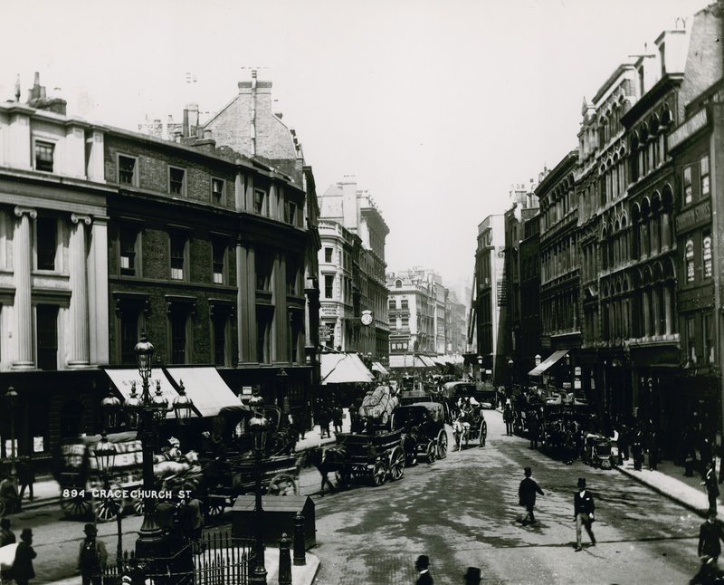 Grace Church Street, Londýn od English Photographer