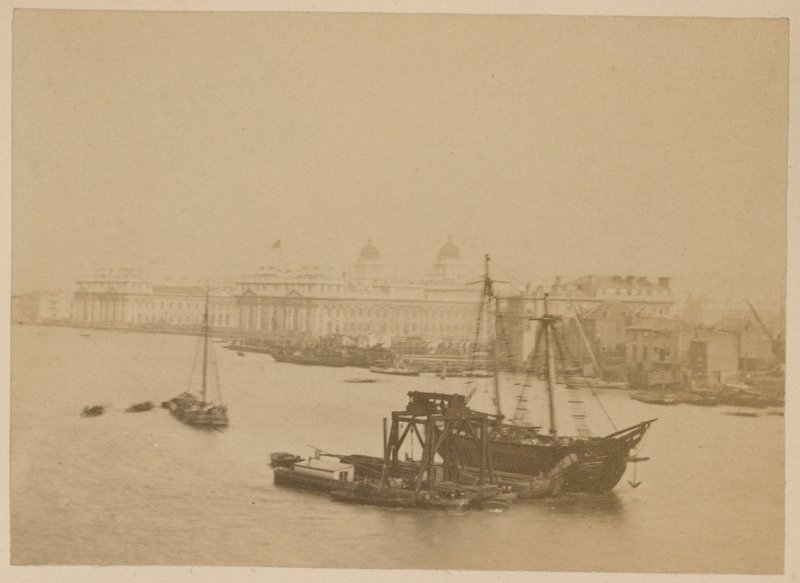 Greenwich Hospital, od řeky Temže od English Photographer