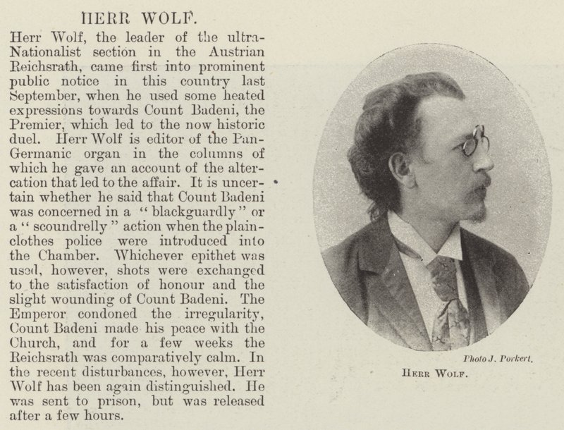 pane Wolfe od English Photographer