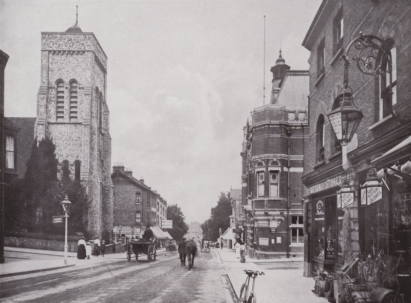 High Street, Sutton od English Photographer
