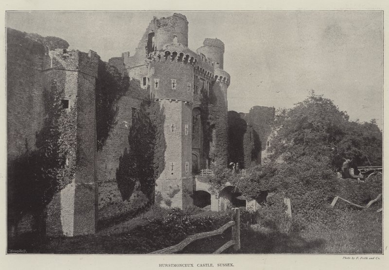 Hrad Herstmonceux, Sussex od English Photographer