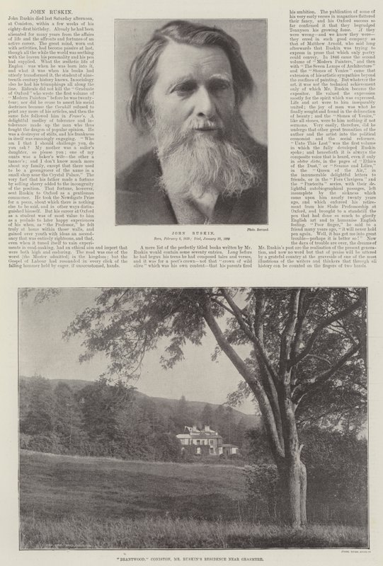 John Ruskin od English Photographer