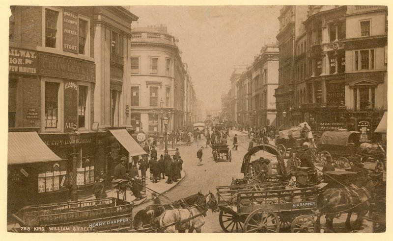 King William Street, Londýn, fotografie od English Photographer