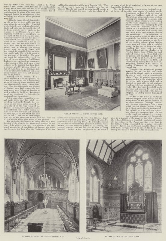 Paláce Lambeth a Fulham od English Photographer
