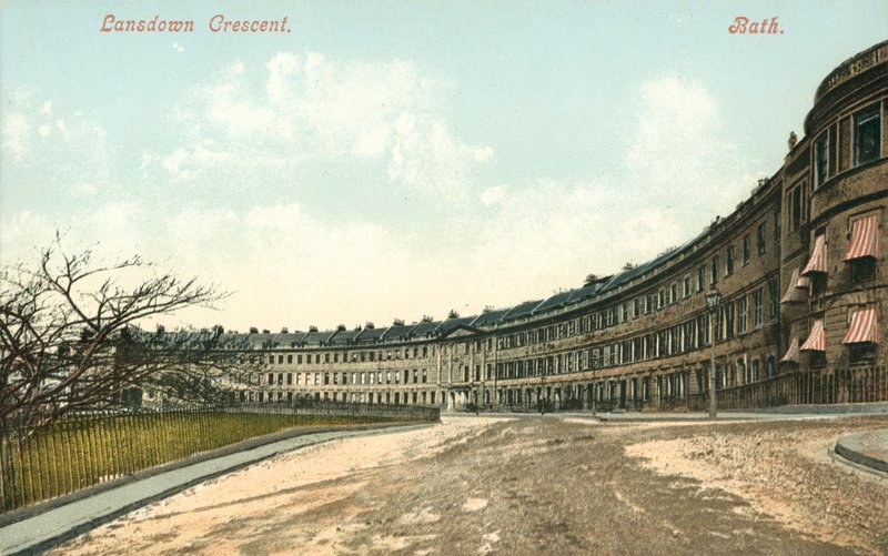 Lansdown Crescent, Bath, Somerset (foto) od English Photographer