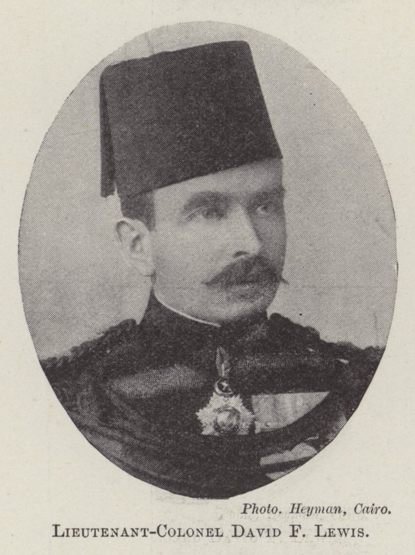 Podplukovník David F Lewis od English Photographer