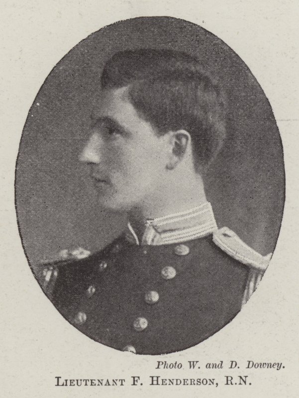 Poručík F Henderson, RN od English Photographer