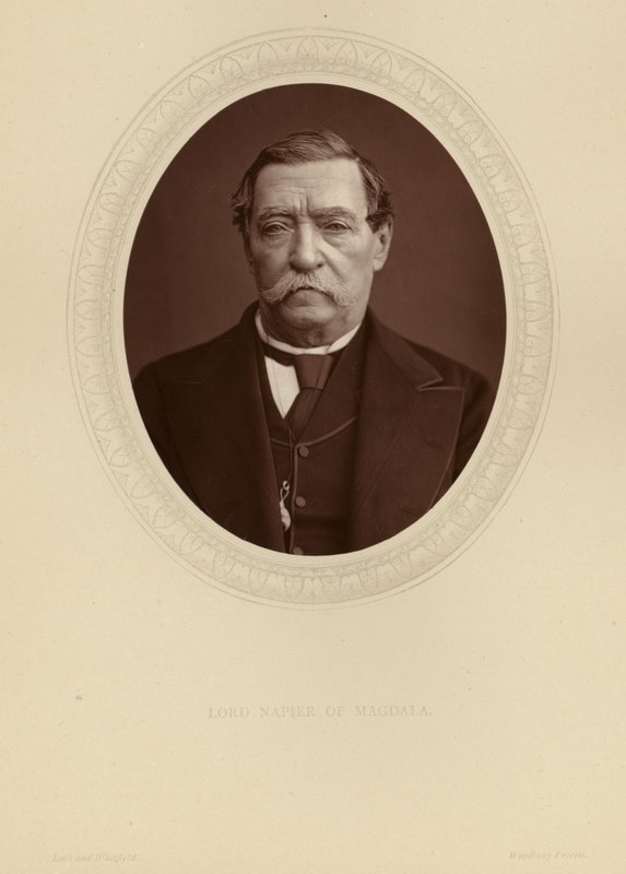 Lord Napier z Magdaly od English Photographer