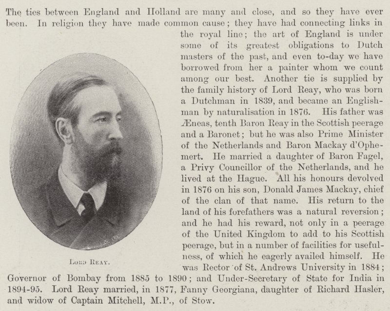 Lord Reay od English Photographer