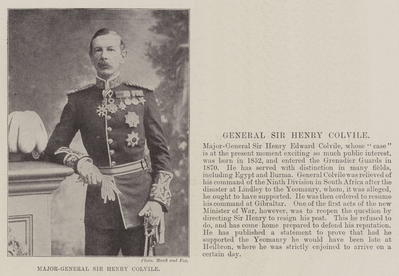 Generálmajor Sir Henry Colvile od English Photographer