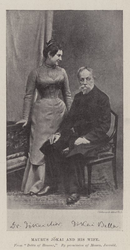 Maurus Jokai a jeho manželka od English Photographer