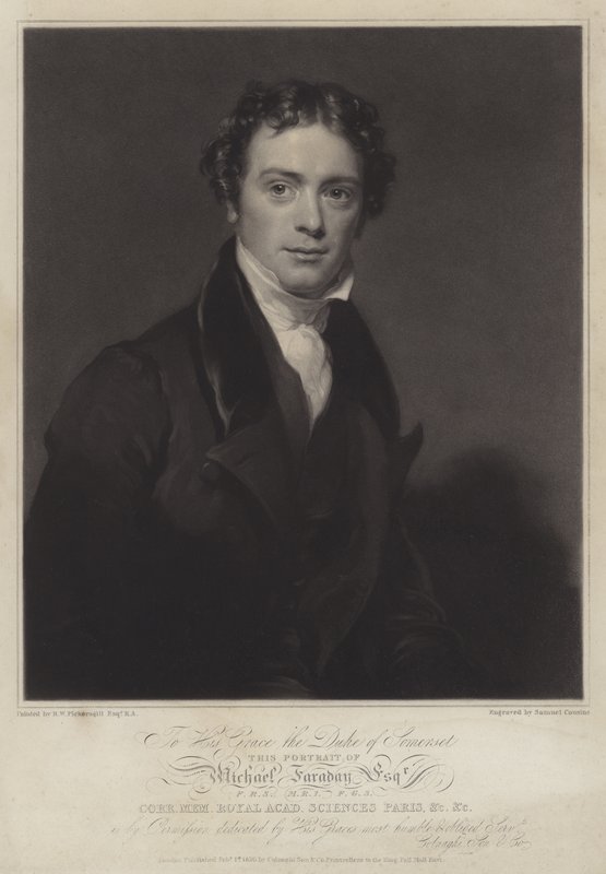 Michael Faraday , anglický fyzik a chemik od English Photographer