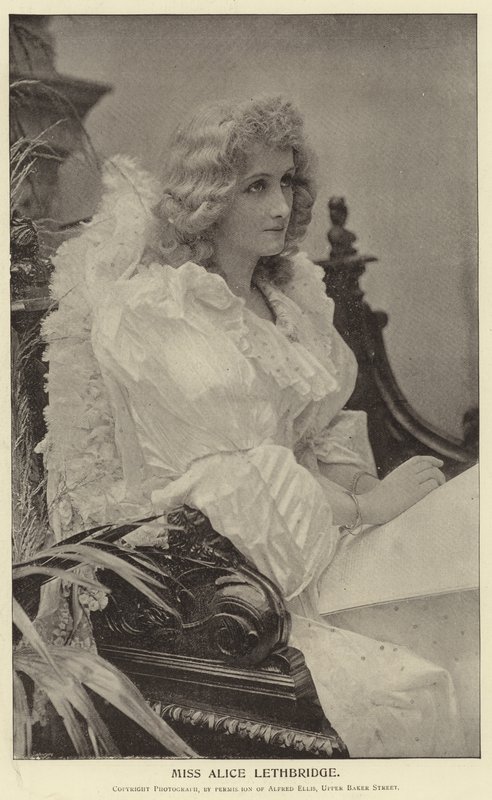 Slečna Alice Lethbridge od English Photographer