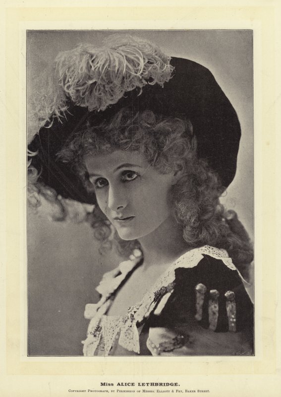 Slečna Alice Lethbridge od English Photographer