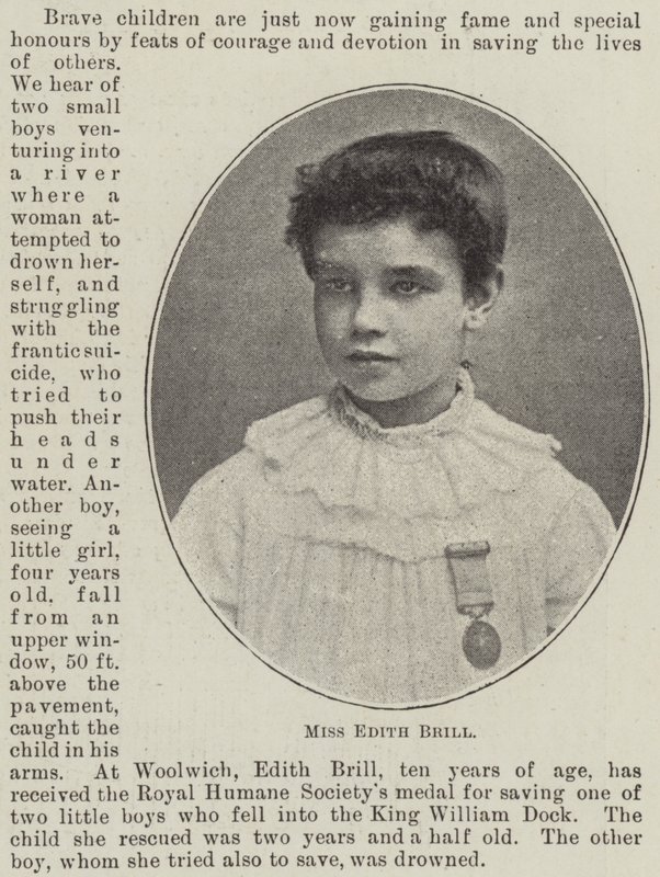Slečna Edith Brill od English Photographer