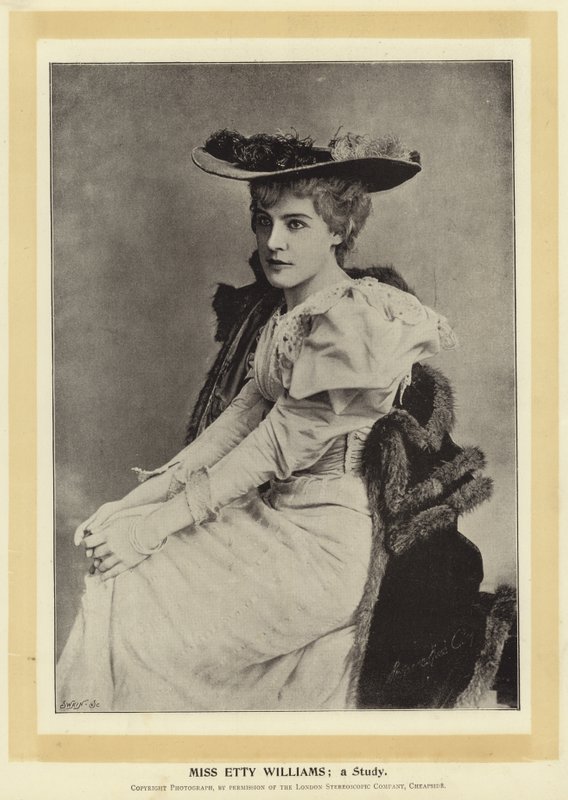 slečna Etty Williamsová; studie od English Photographer
