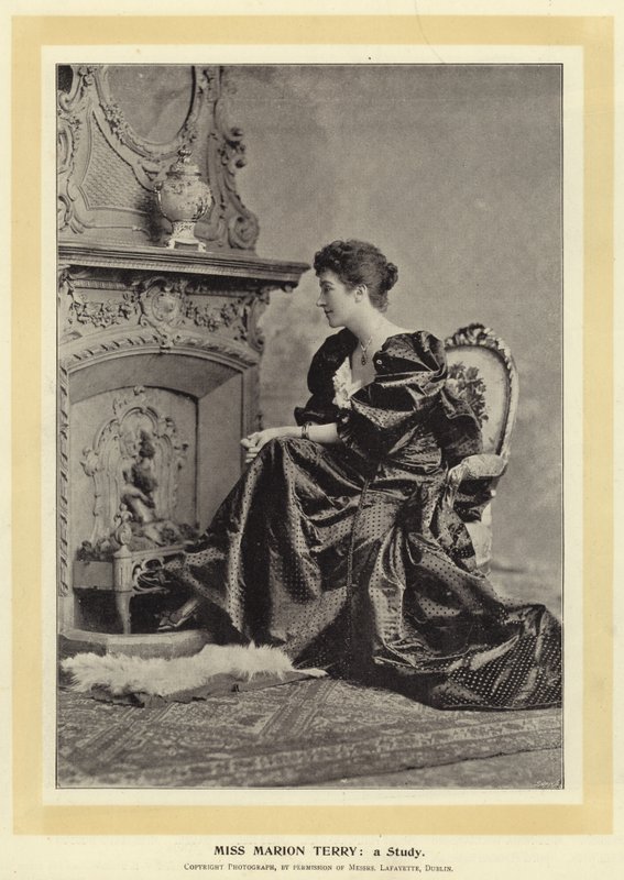 Slečna Marion Terry: studie od English Photographer