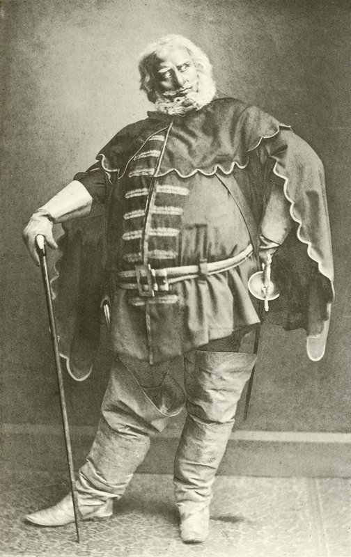 Mr Beerbohm Tree jako Falstaff (hlubotisk) od English Photographer