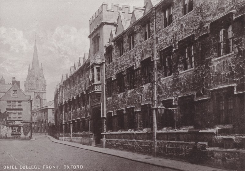 Oriel College Front, Oxford od English Photographer