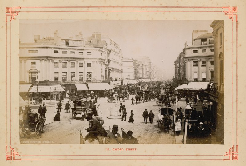 Oxford Street, Regent Circus, Londýn od English Photographer