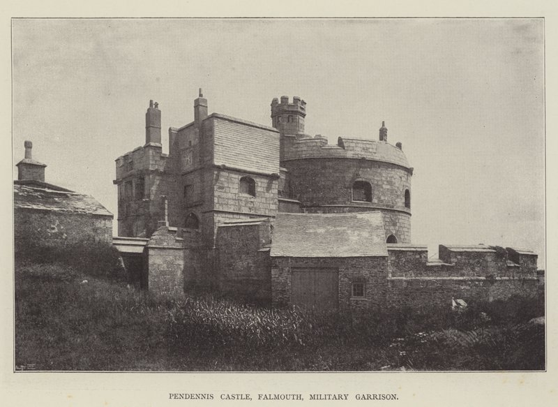Hrad Pendennis, Falmouth, Vojenská posádka od English Photographer