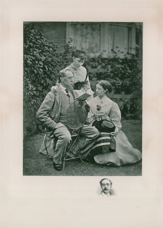 Portrét Charlese Dickense od English Photographer