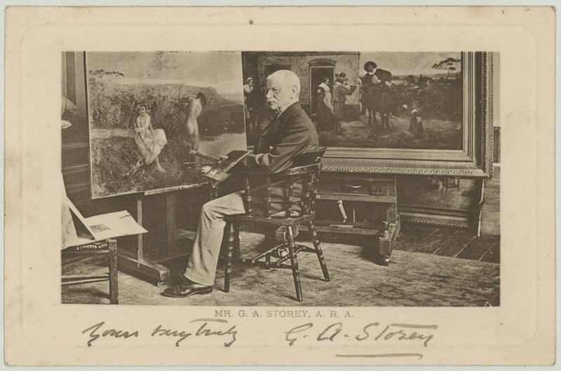 Portrét G. A. Storeyho od English Photographer