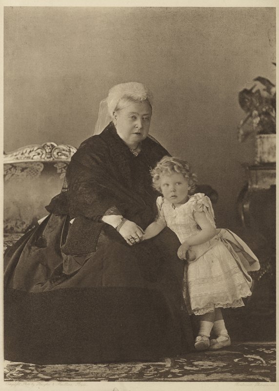 Portrét královny Viktorie od English Photographer