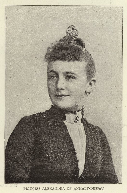 princezna Alexandra z Anhalt-Dessau od English Photographer