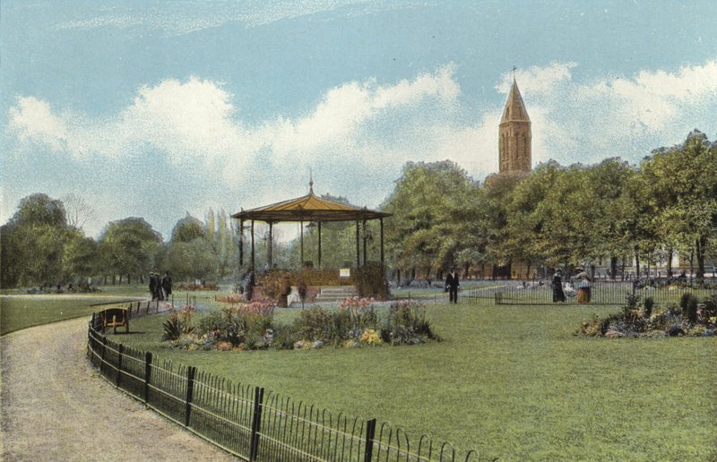 Pump Room Gardens, Leamington od English Photographer