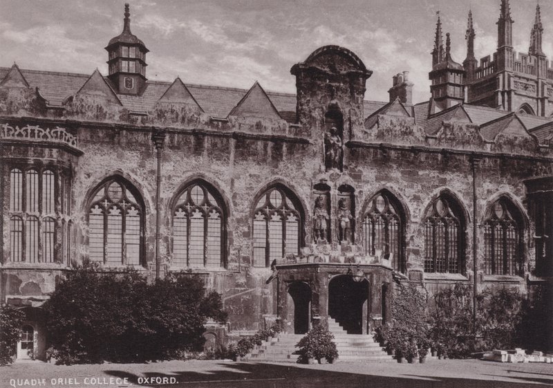 Quadrangle Oriel College, Oxford od English Photographer